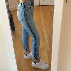 women’s Abercrombie & Fitch high rise mom jeans